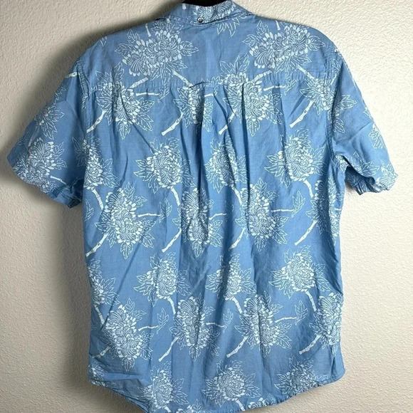 🌸Men’s Hurley Button Down 100% Cotton Short Sleeve - Picture 7 of 8